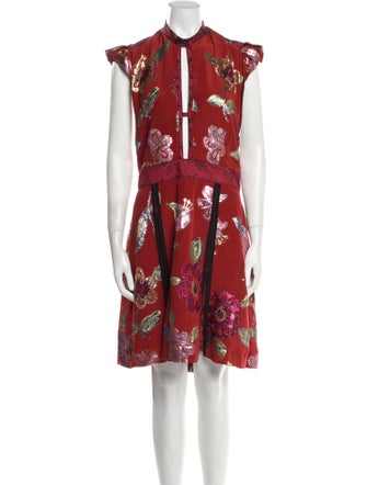 Burberry Silk Long Dress