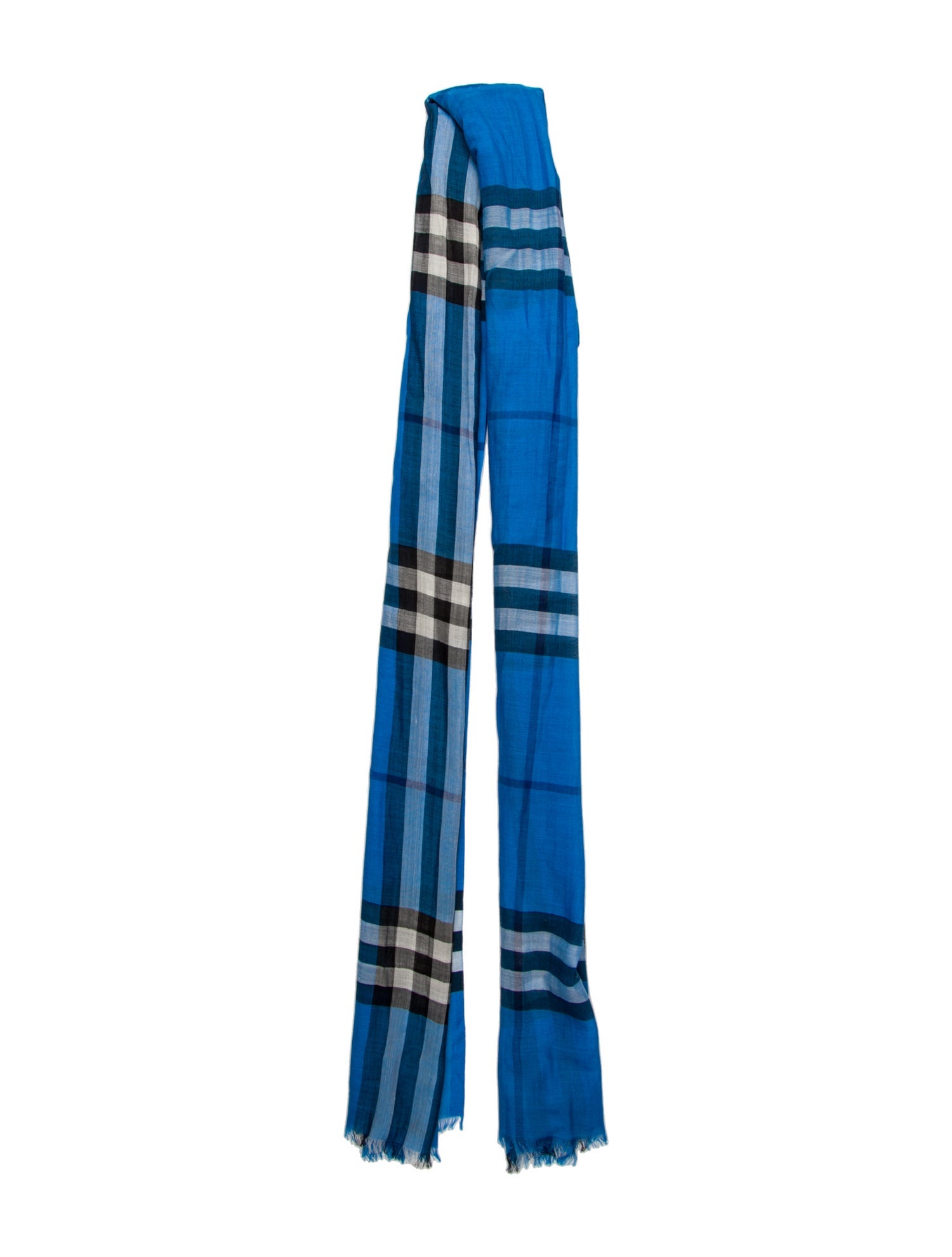 Burberry Cashmere House Check Pattern Shawl
