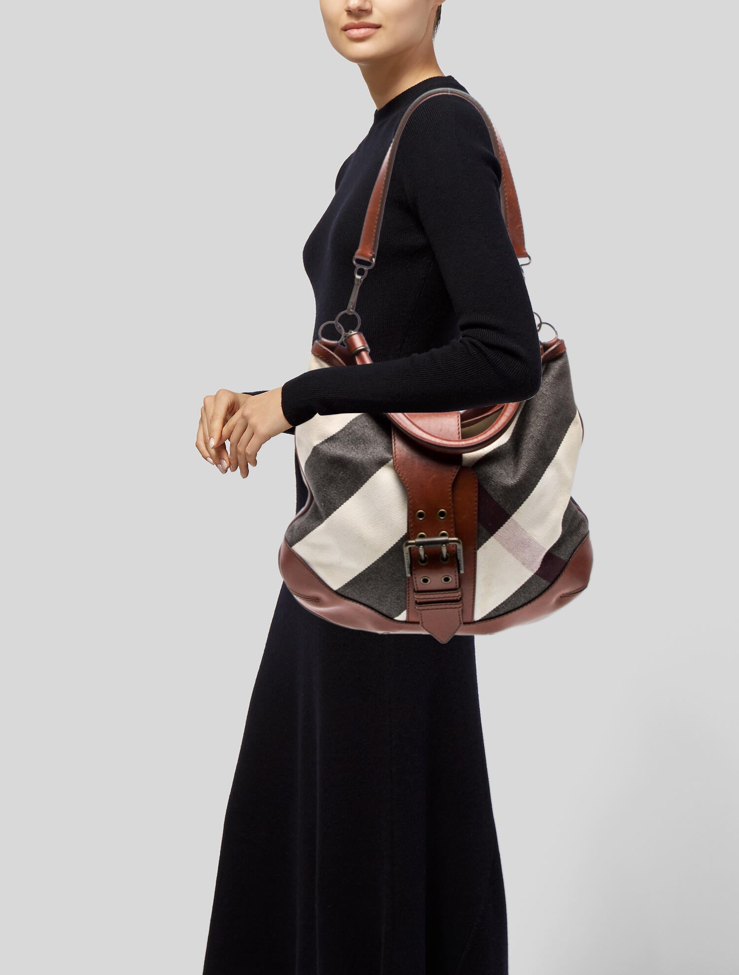 Burberry House Check Hobo