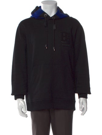 Burberry House Check Pattern Crew Neck Hoodie