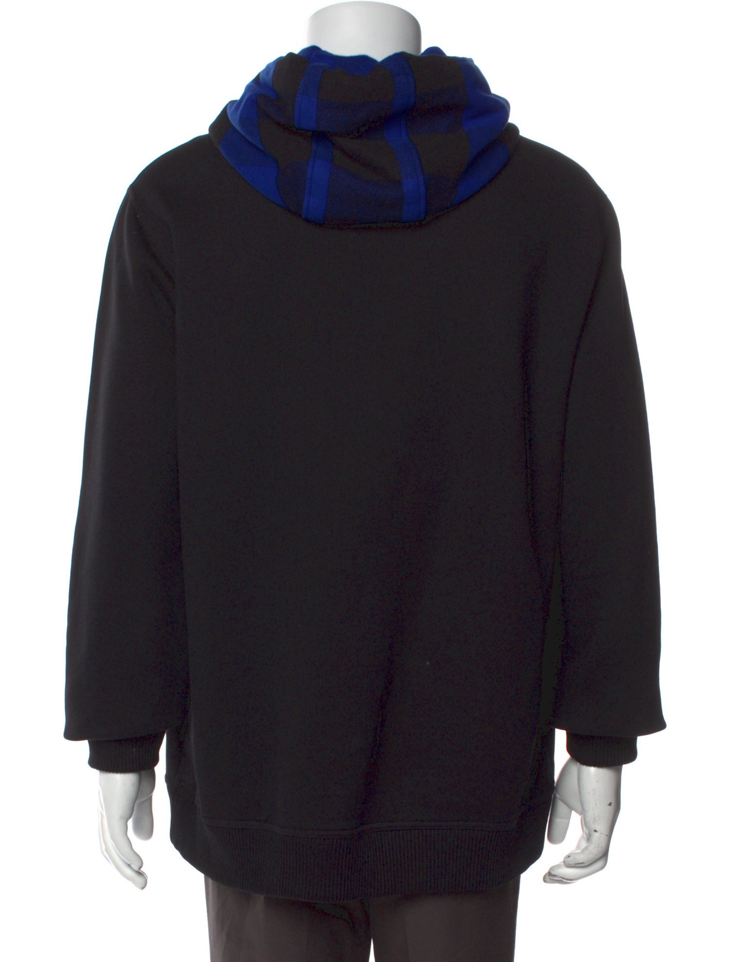 Burberry House Check Pattern Crew Neck Hoodie