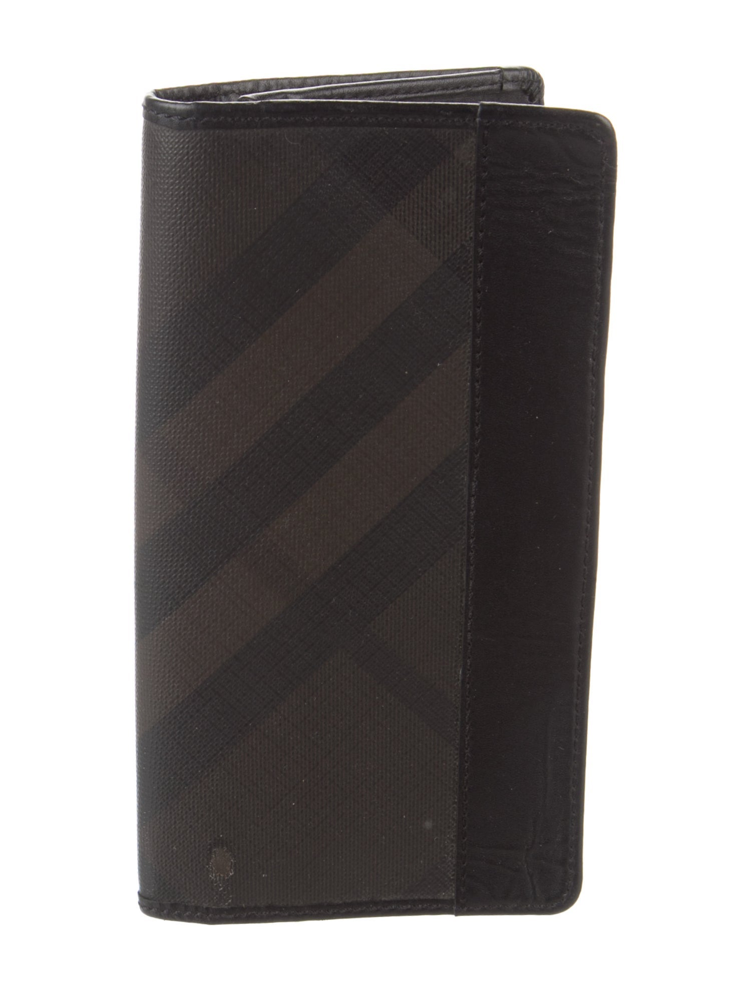 Burberry Plaid Print Continental Wallet