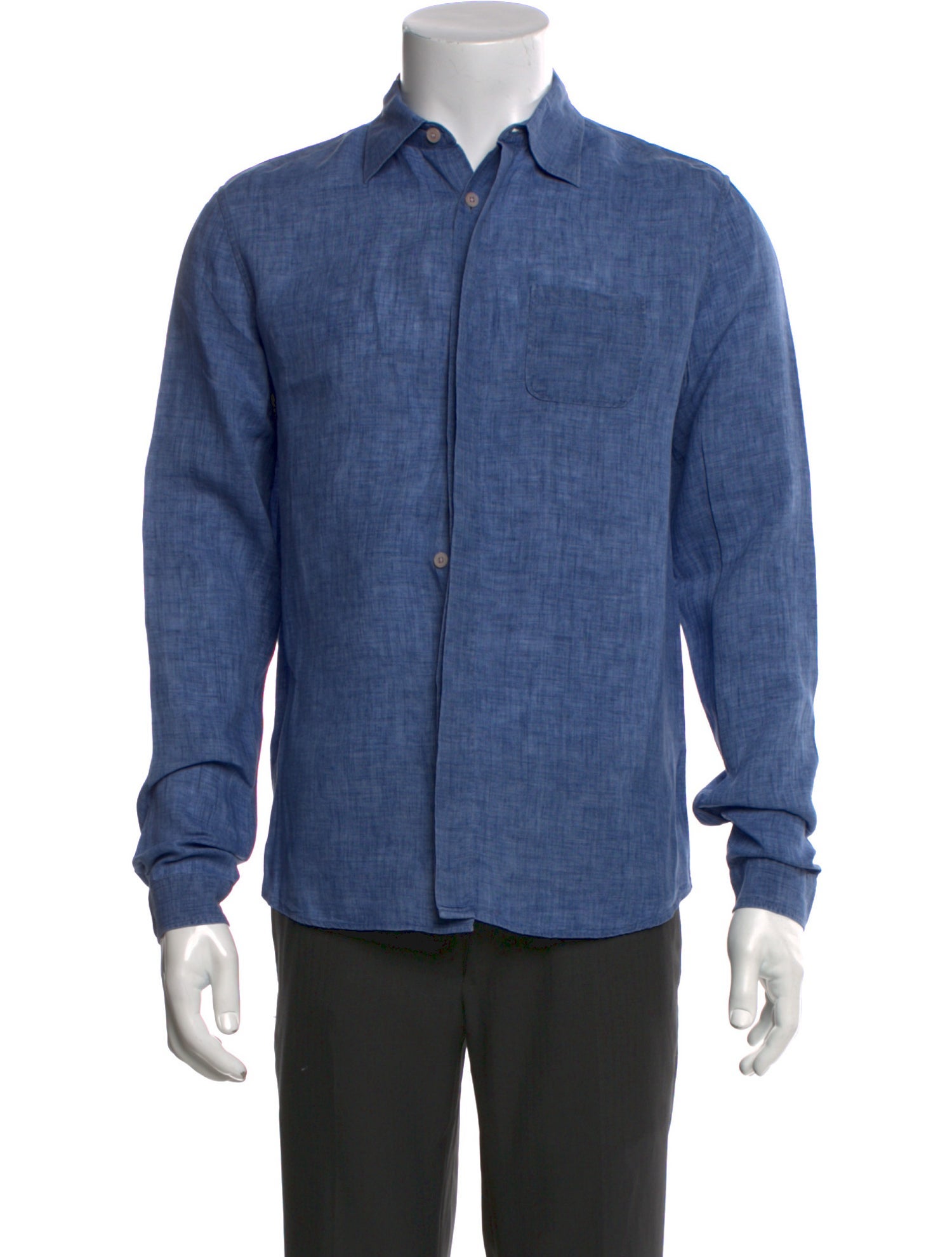Burberry Prorsum Linen Long Sleeve Shirt