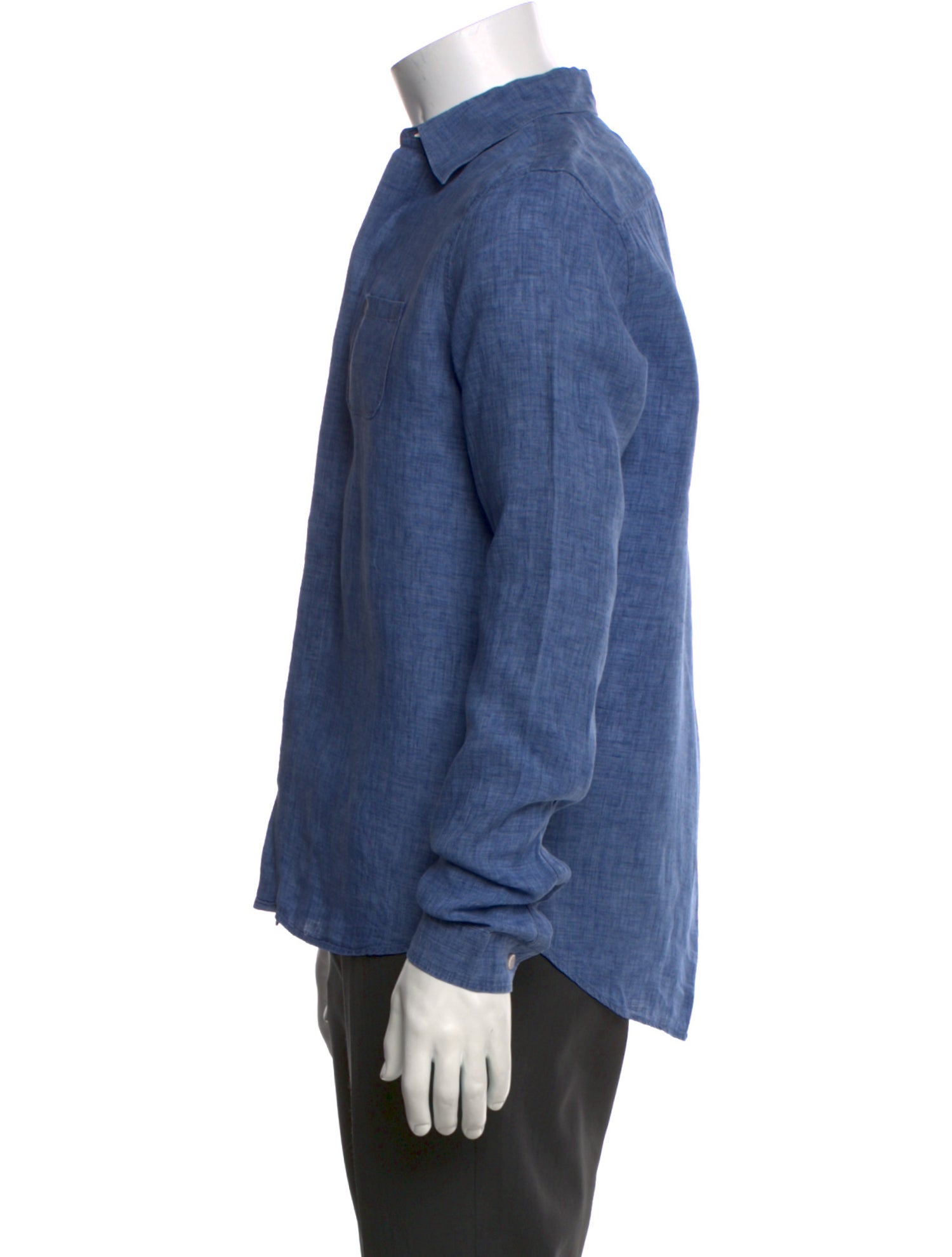 Burberry Prorsum Linen Long Sleeve Shirt