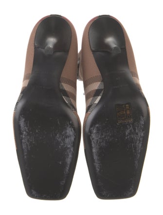 Burberry Smoked Check Pattern Sock Boots