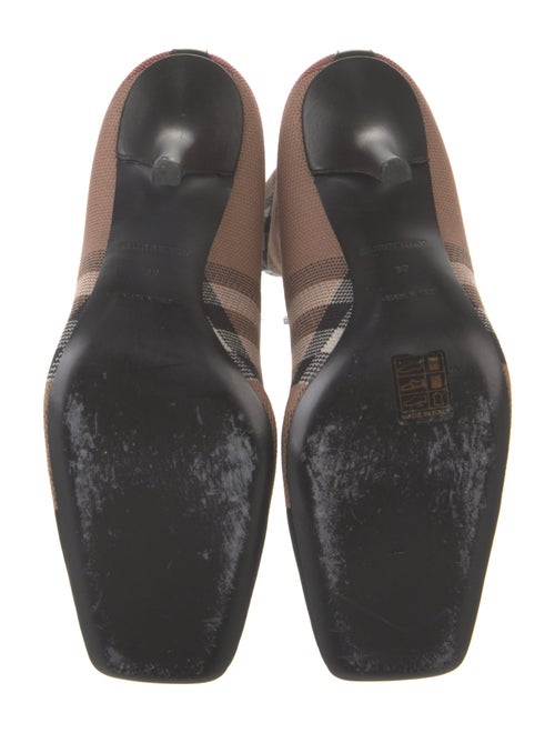 Burberry Smoked Check Pattern Sock Boots