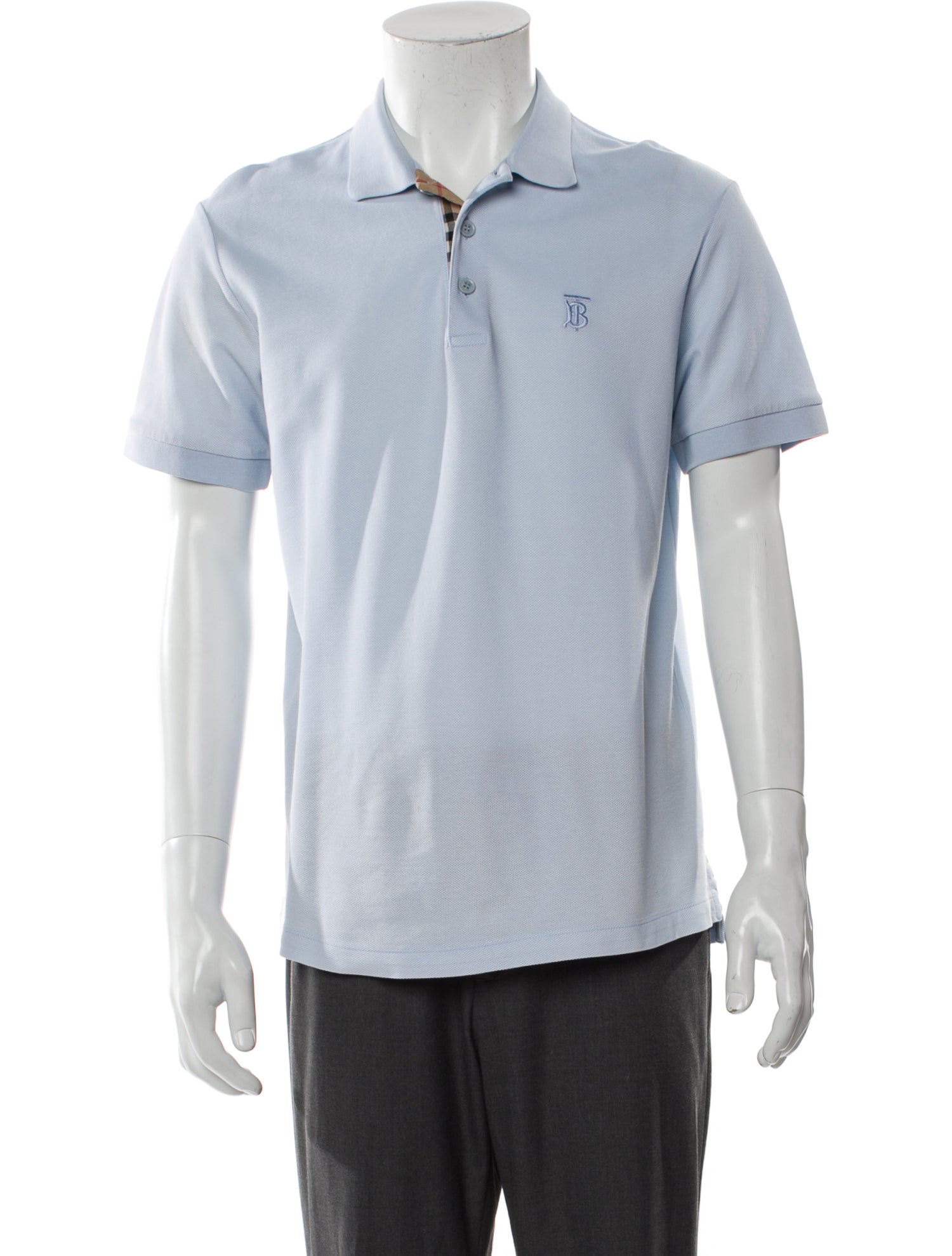 Burberry Crew Neck Short Sleeve Polo Shirt