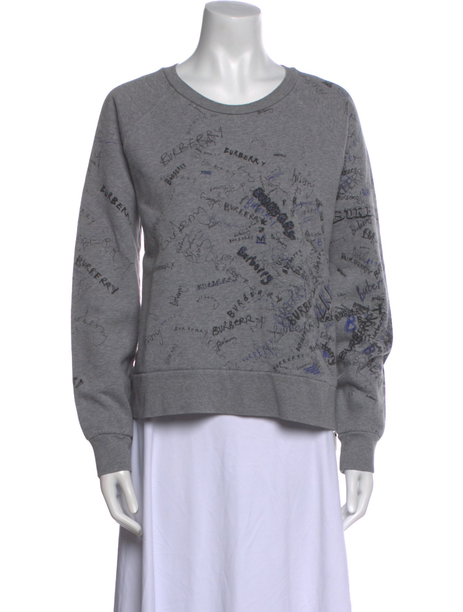 Burberry Graphic Print Crew Neck Sweatshirt