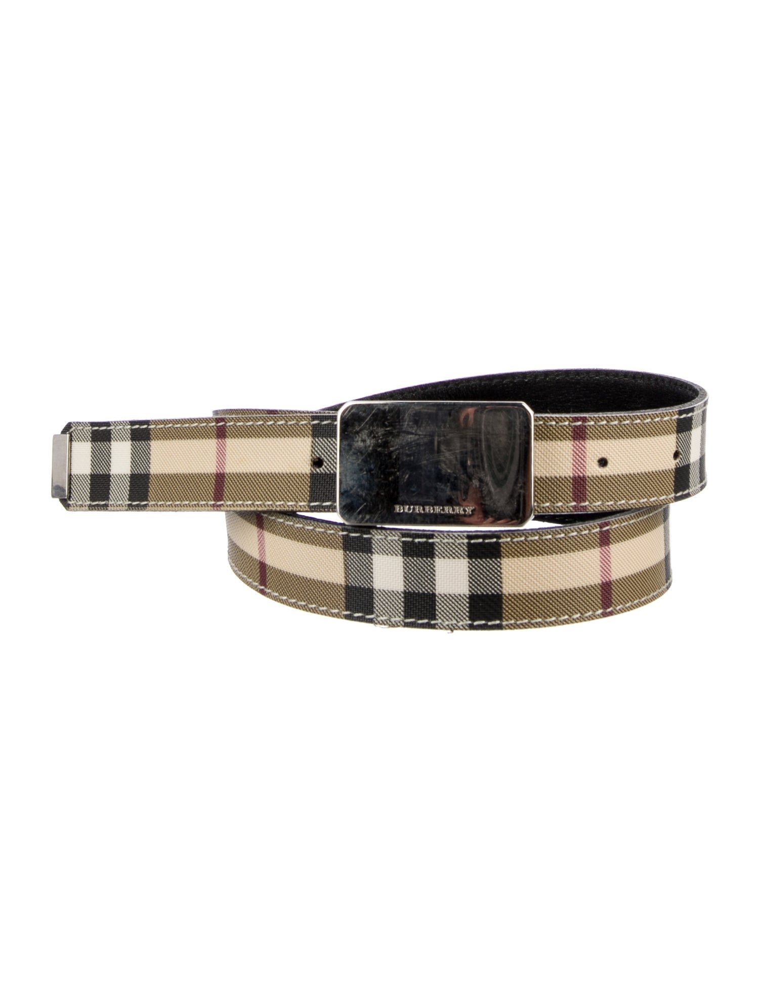 Burberry Nova Check Pattern Belt
