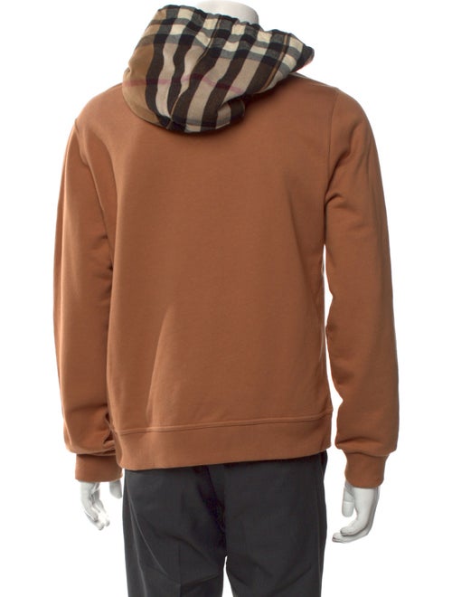 Burberry Exploded Check Pattern Crew Neck Hoodie