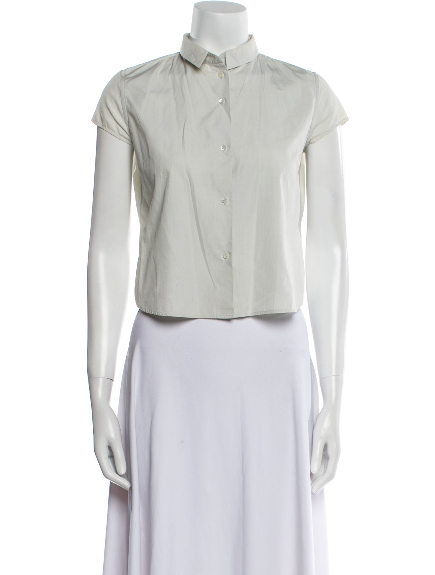 Burberry Short Sleeve Crop Top