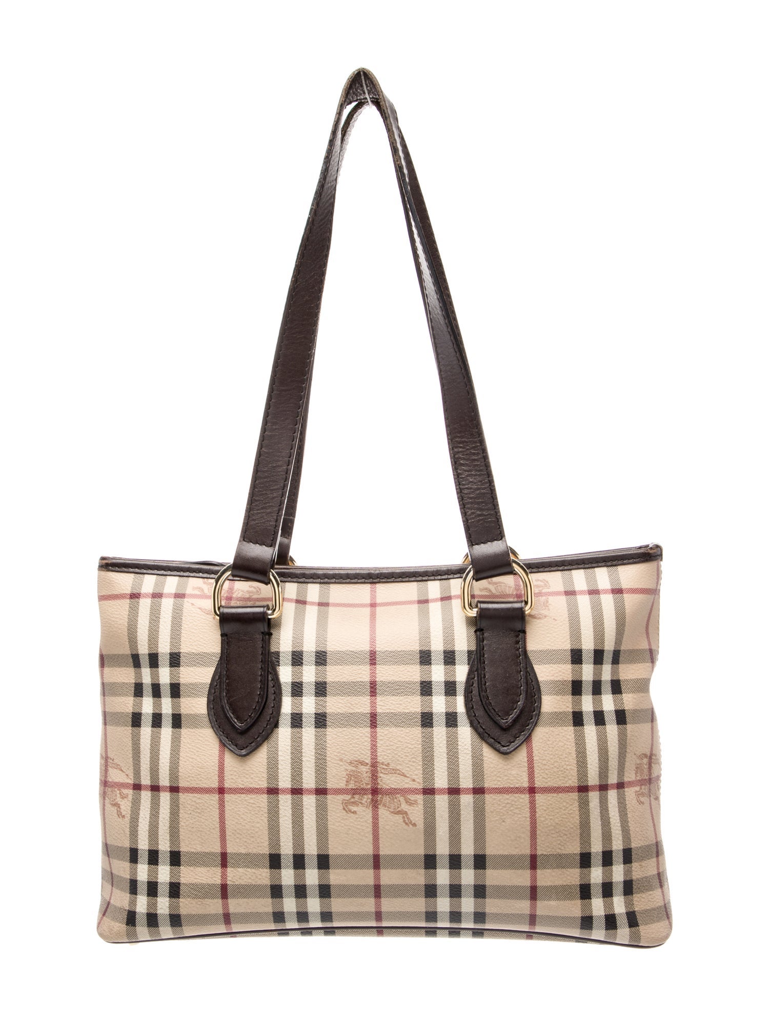Burberry Haymarket Check Shoulder Bag