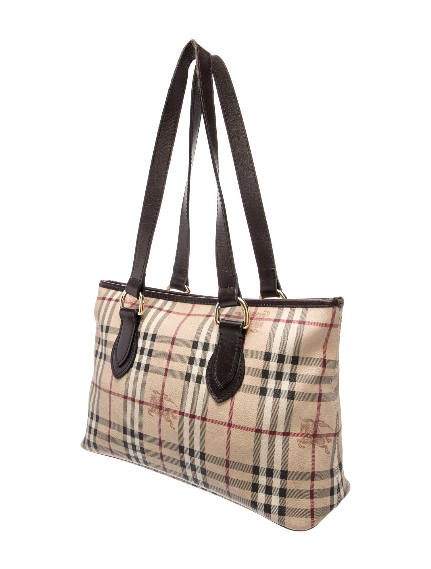 Burberry Haymarket Check Shoulder Bag