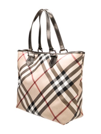 Burberry Prorsum Super Nova Check Tote