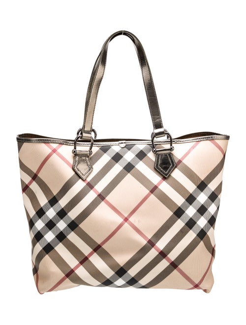 Burberry Prorsum Super Nova Check Tote