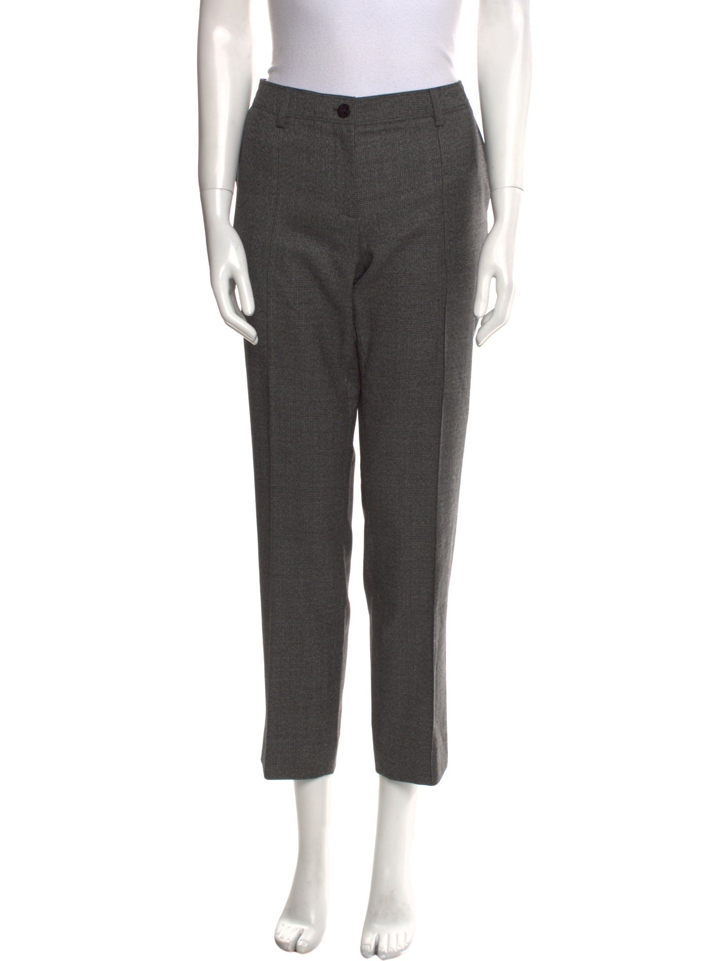 Burberry Virgin Wool Straight Leg Pants