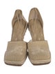 Burberry Mesh Embroidered Accent Espadrilles