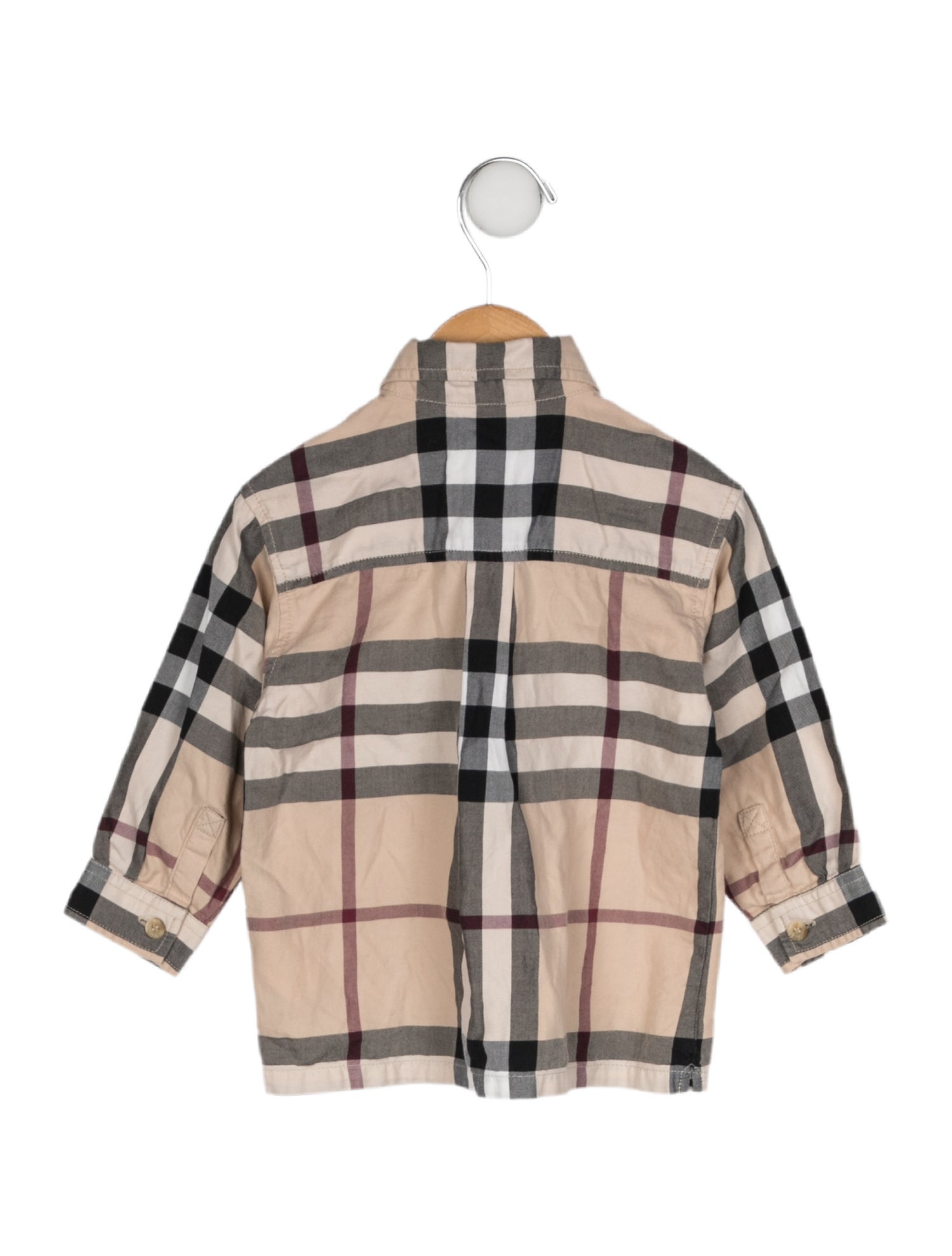 Burberry Toddlers' House Check Print Long Sleeve Top