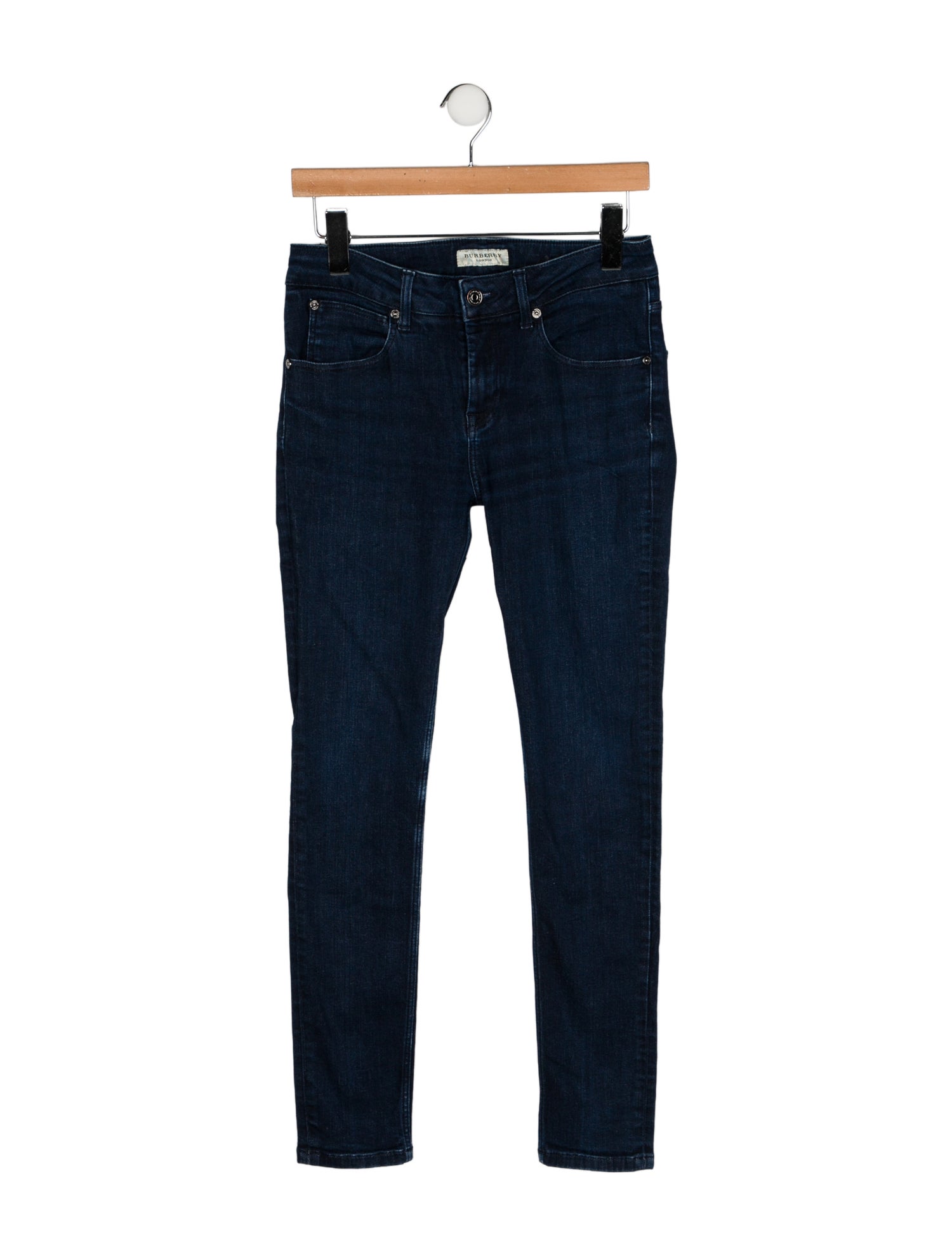 Burberry Mid-Rise Skinny Leg Jeans