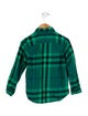 Burberry Boys' Plaid Print Button Up
