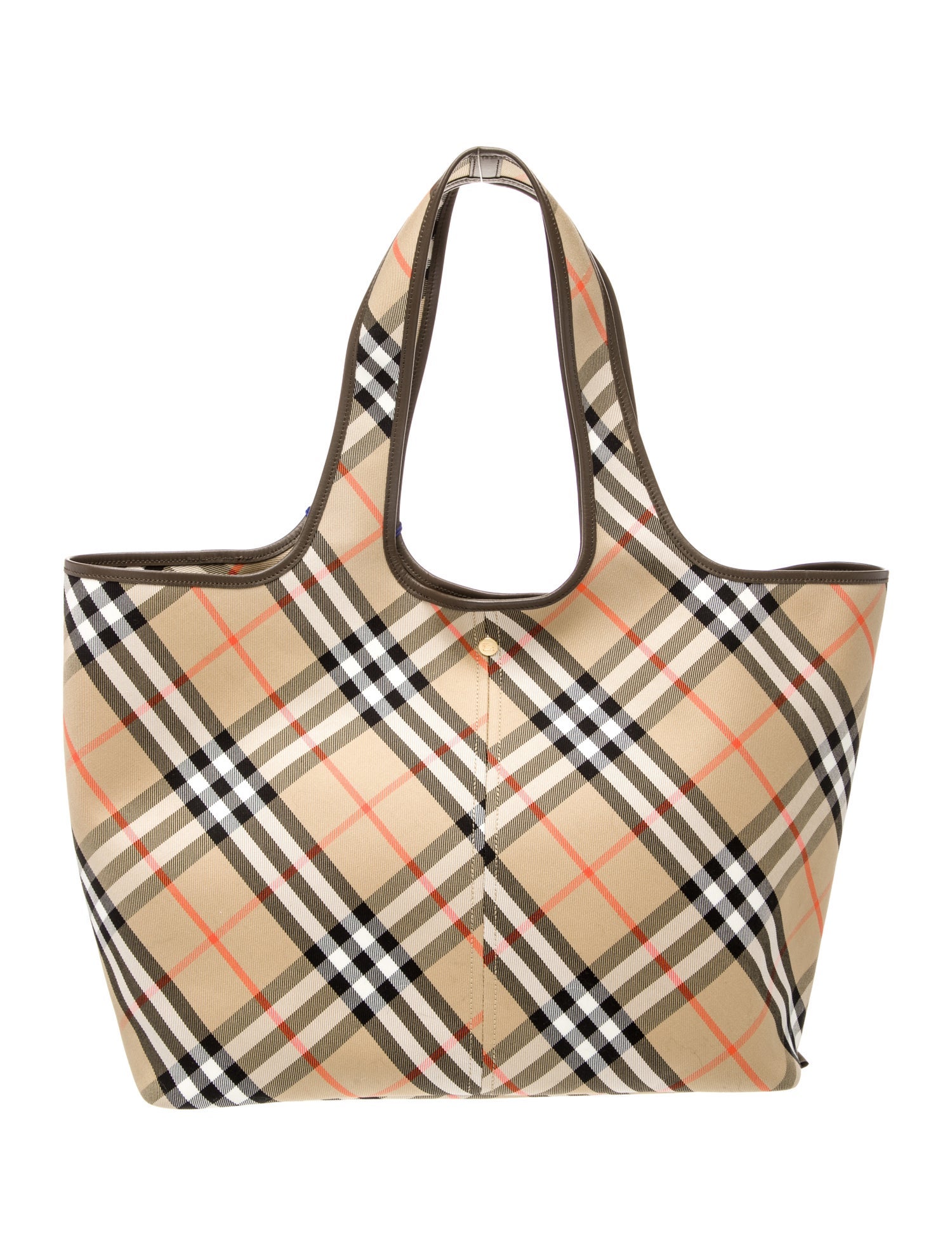 Burberry Nova Check Check Medium canvas tote bag Medium