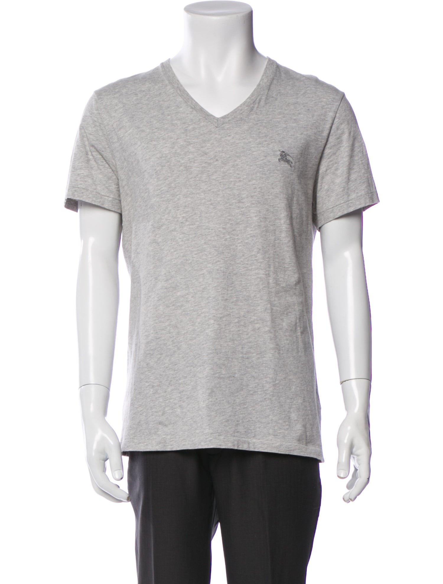 Burberry V-Neck Short Sleeve T-Shirt