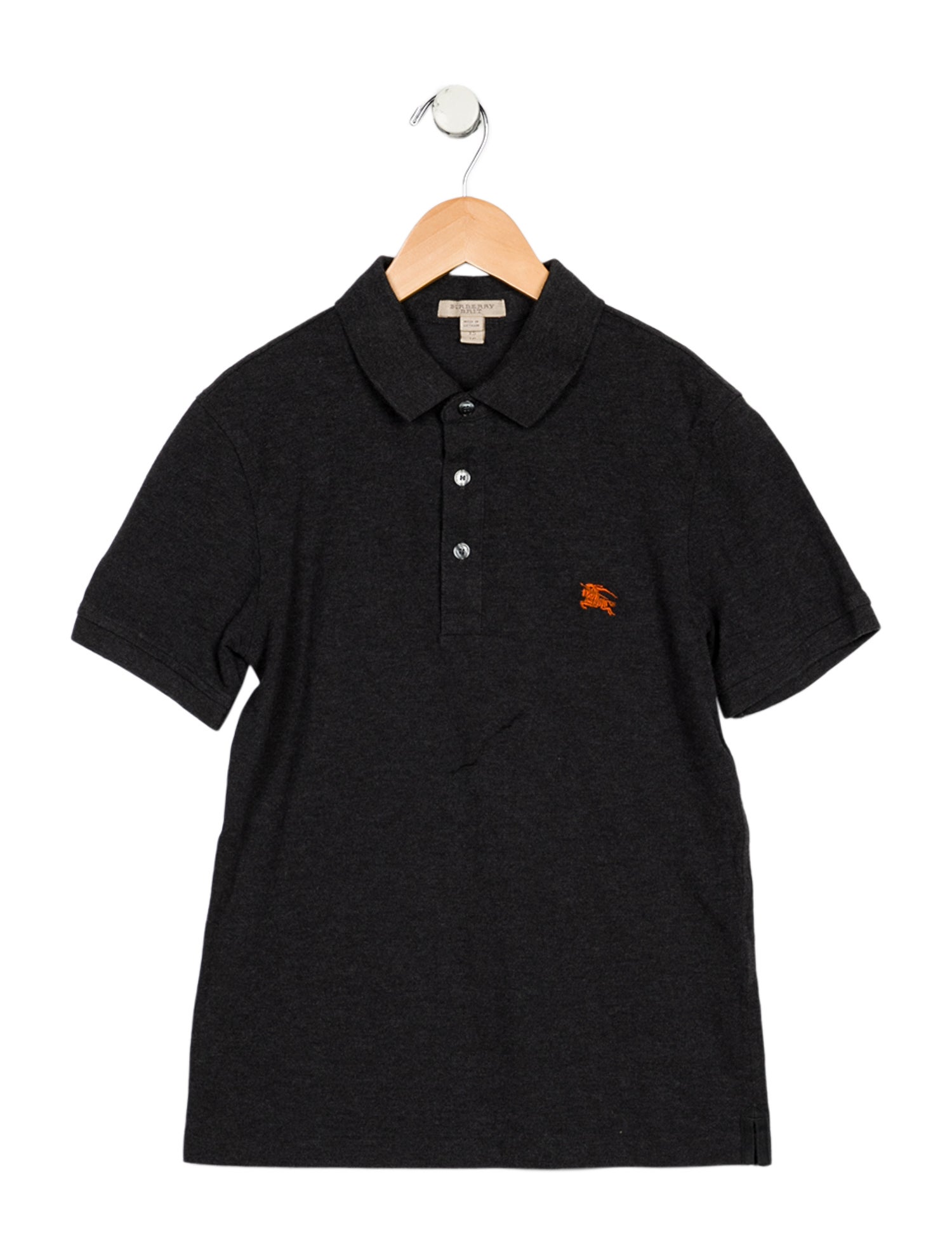 Burberry Brit kids boys' grey multicolored polo