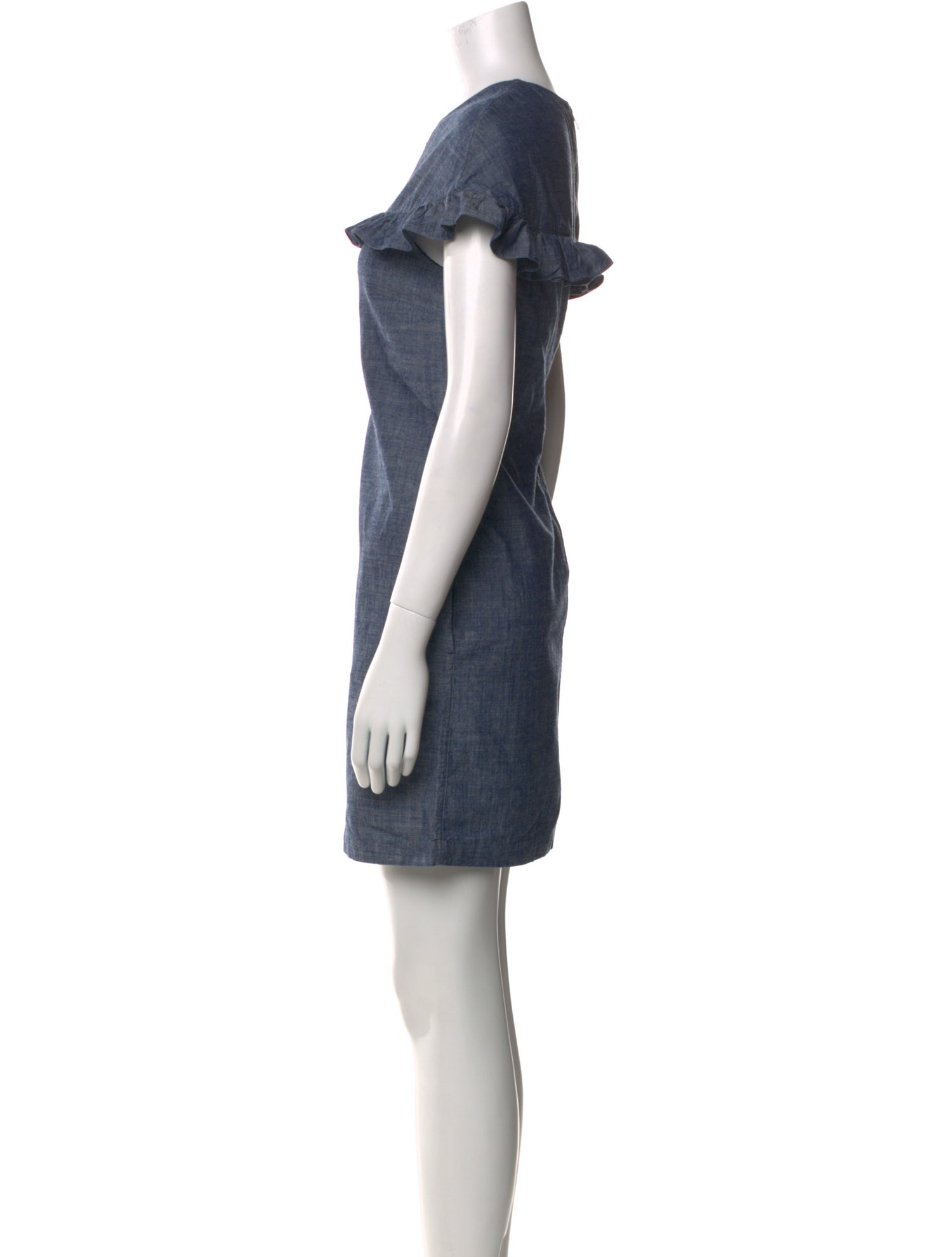 Burberry Crew Neck Mini Dress