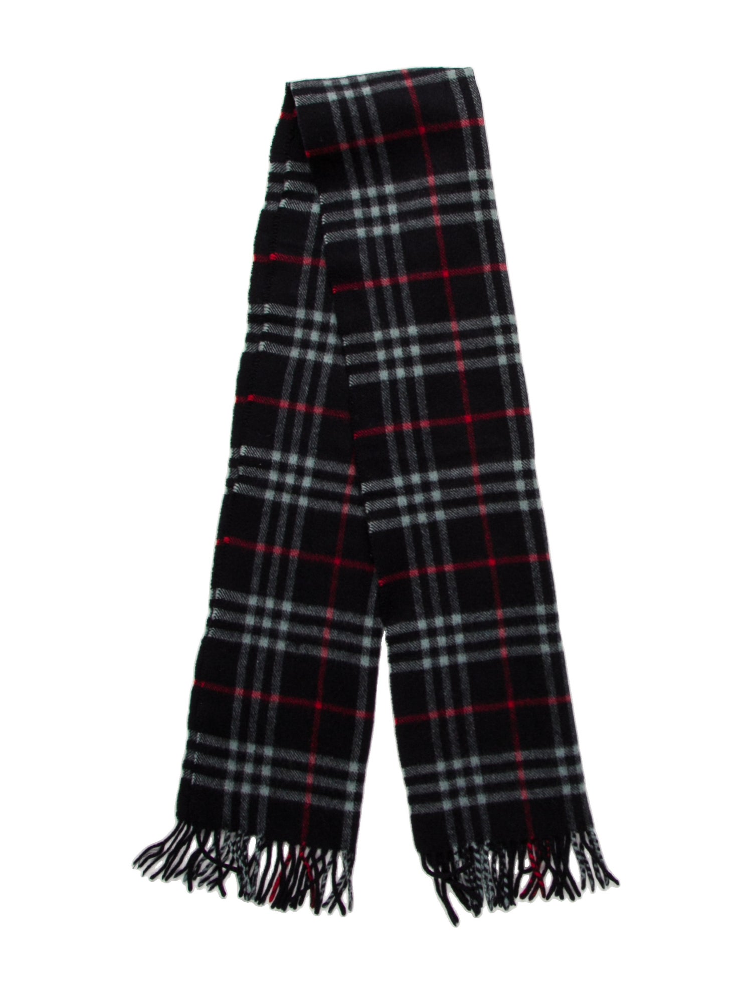 Burberry's Cashmere Plaid Print Scarf