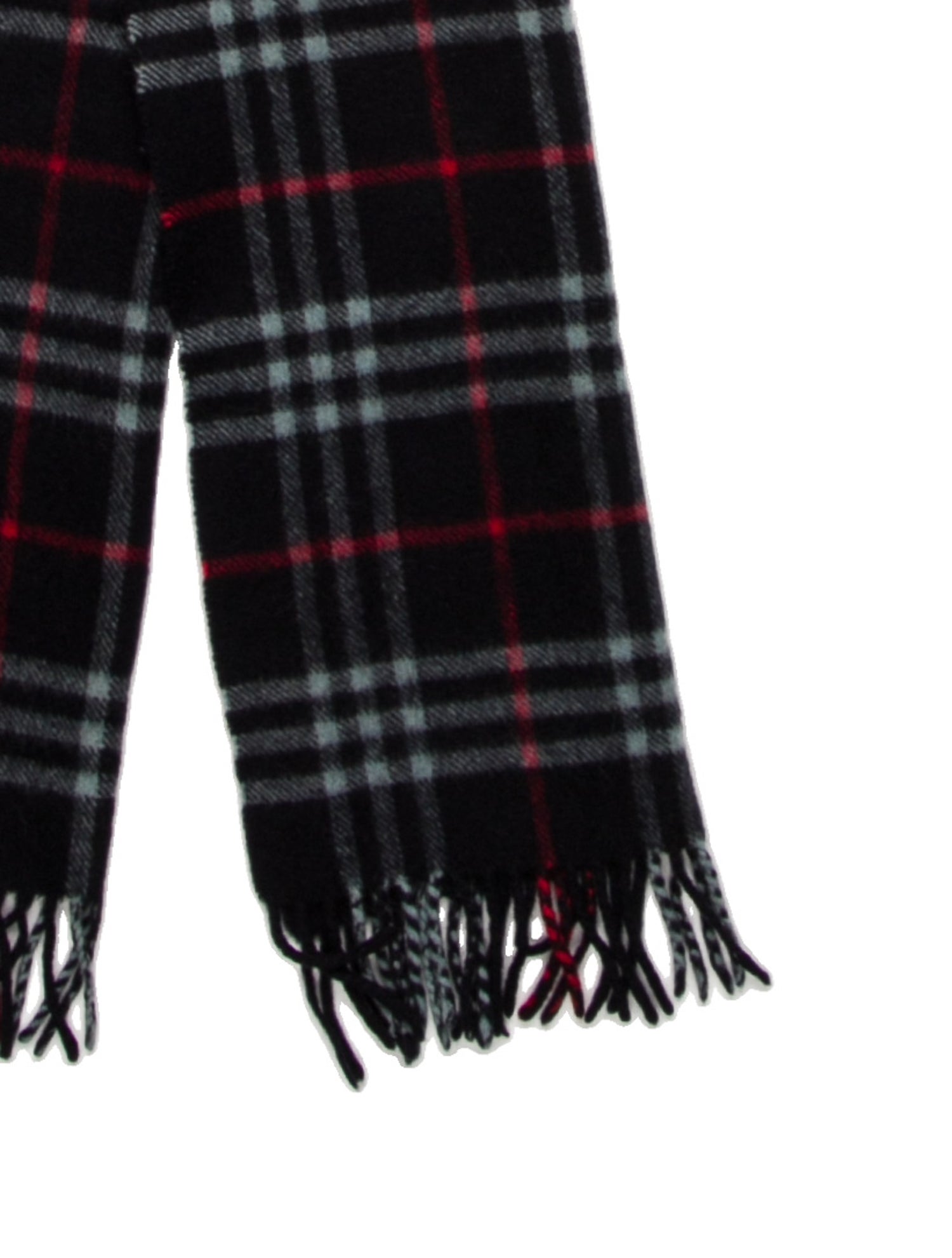 Burberry's Cashmere Plaid Print Scarf