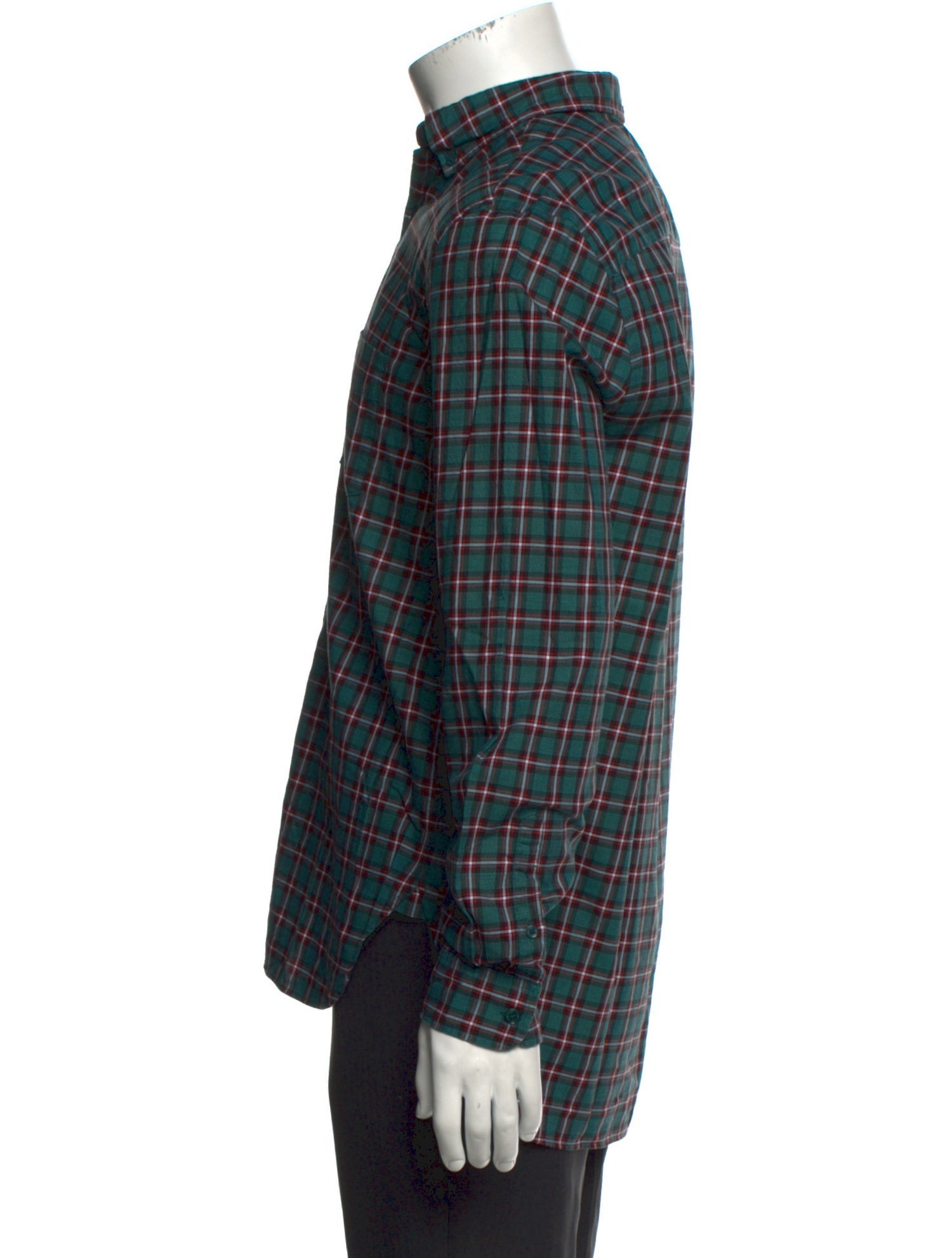 Burberry Nova Check Pattern Long Sleeve Shirt