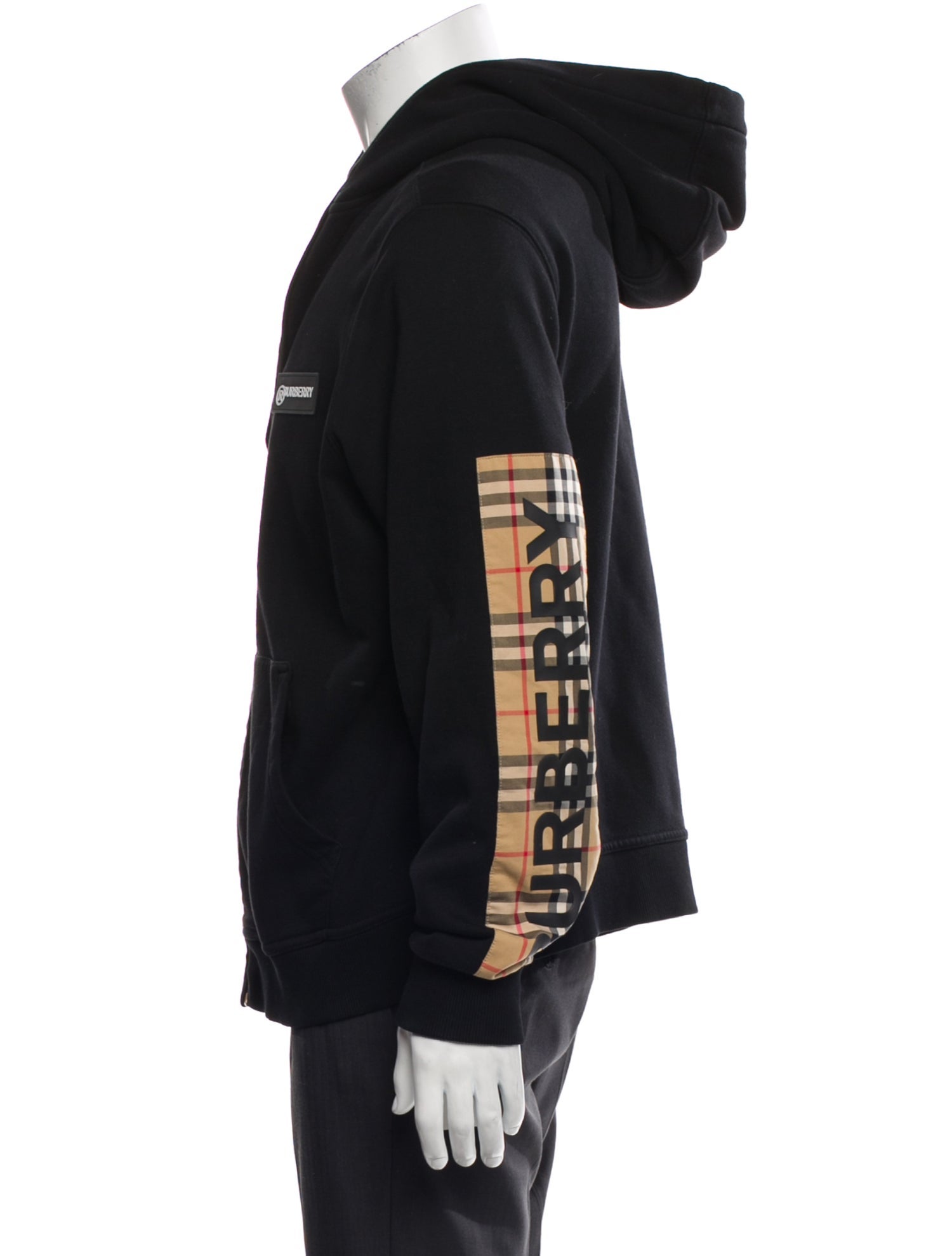 Burberry TB Monogram V-Neck Hoodie