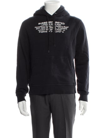 Burberry Nova Check Pattern Crew Neck Hoodie