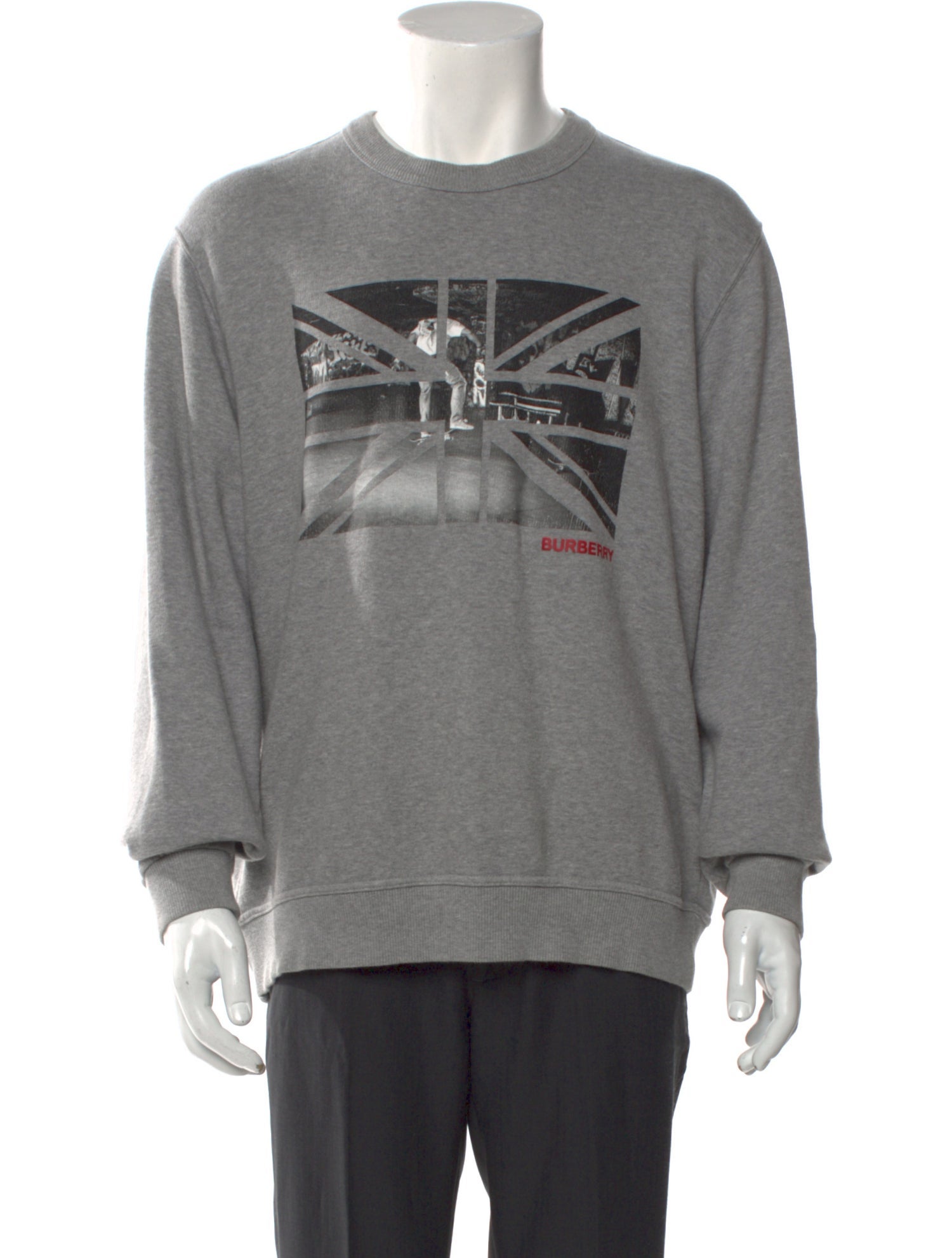 Burberry Graphic Print Crew Neck Sweatshirt