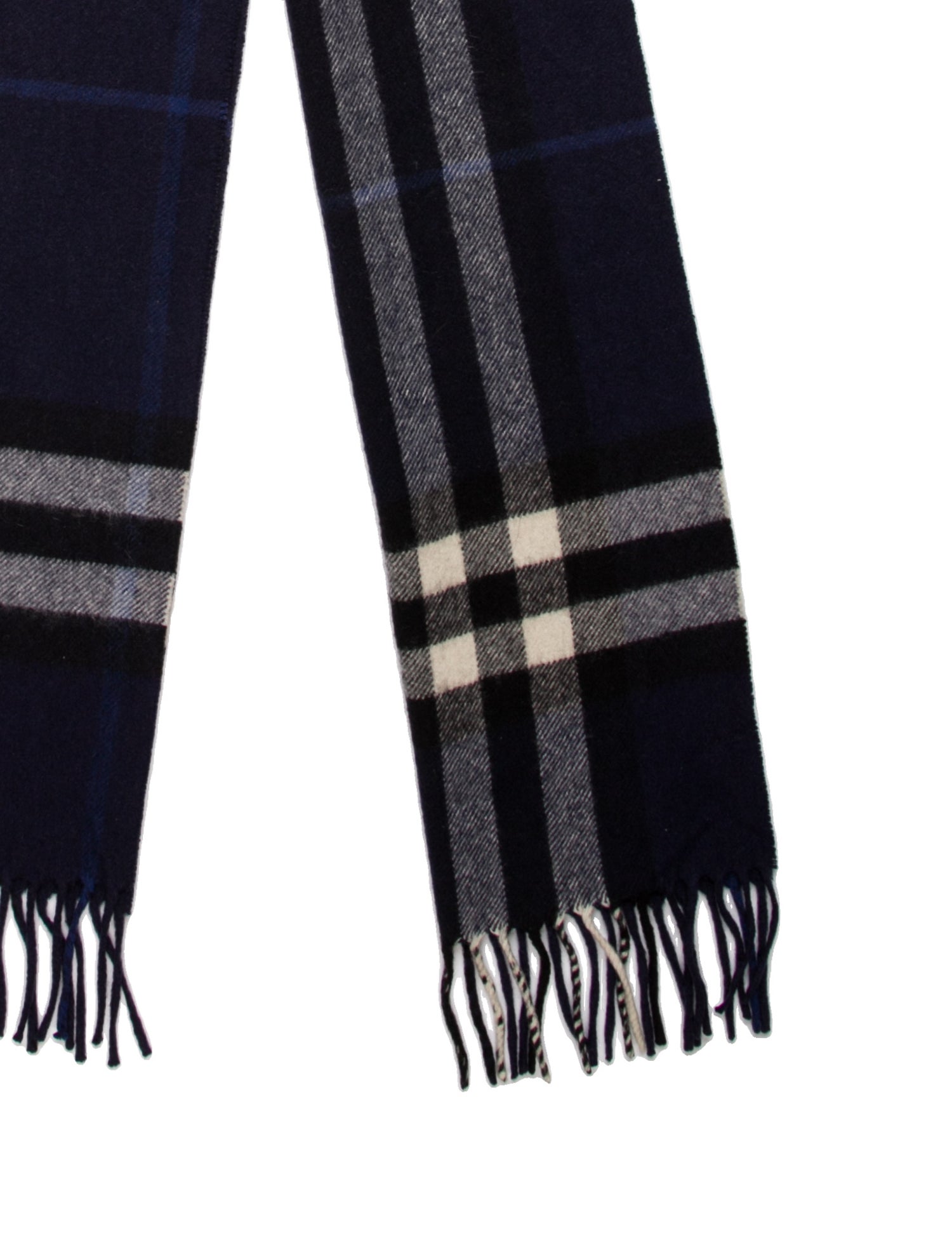 Burberry Cashmere Exploded Check Pattern Scarf