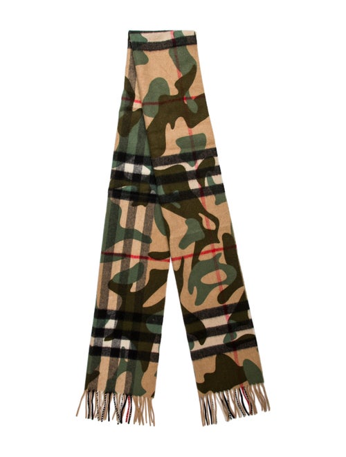 Burberry Wool Nova Check Pattern Scarf