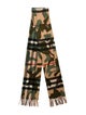 Burberry Wool Nova Check Pattern Scarf