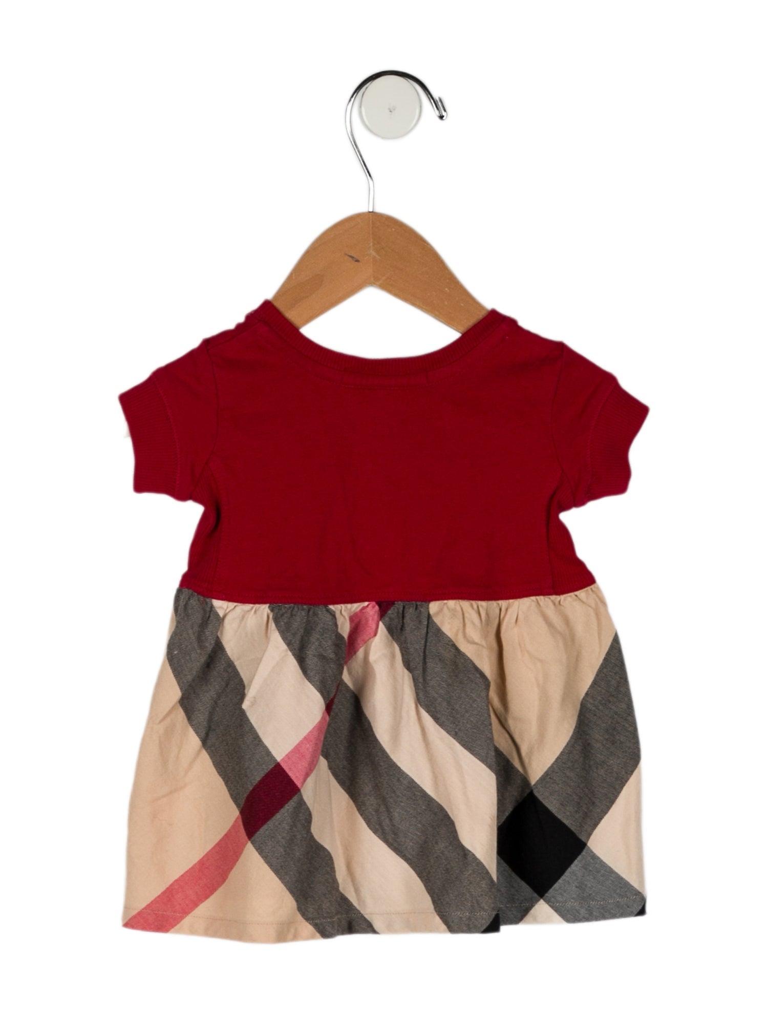 Burberry Girls' Short Sleeve Printed Dress