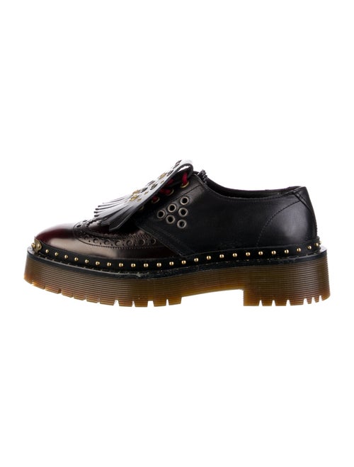 Burberry Leather Studded Accents Oxfords