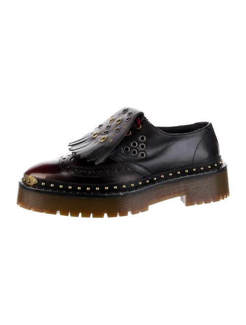 Burberry Leather Studded Accents Oxfords