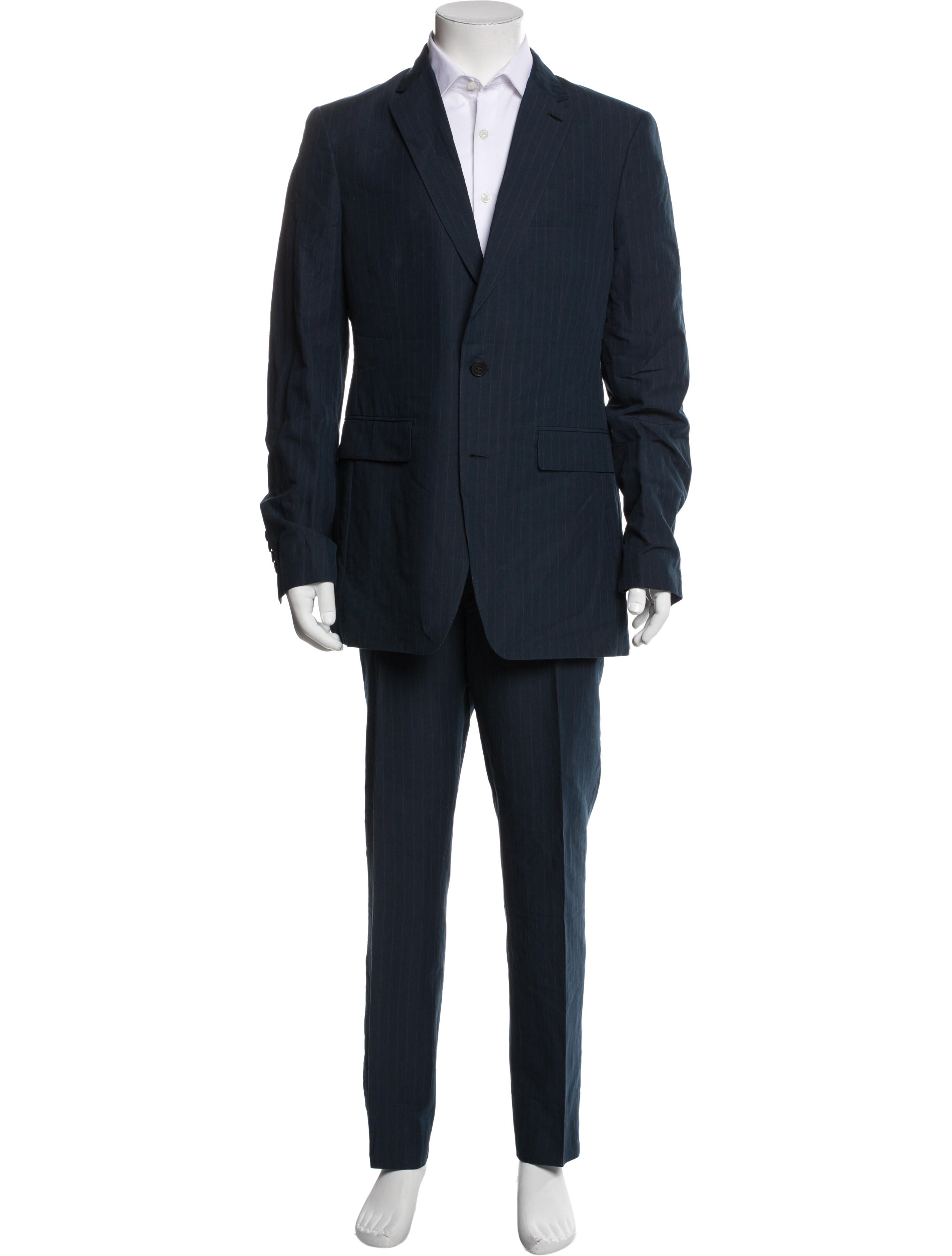 Burberry Striped Two-Piece Suit