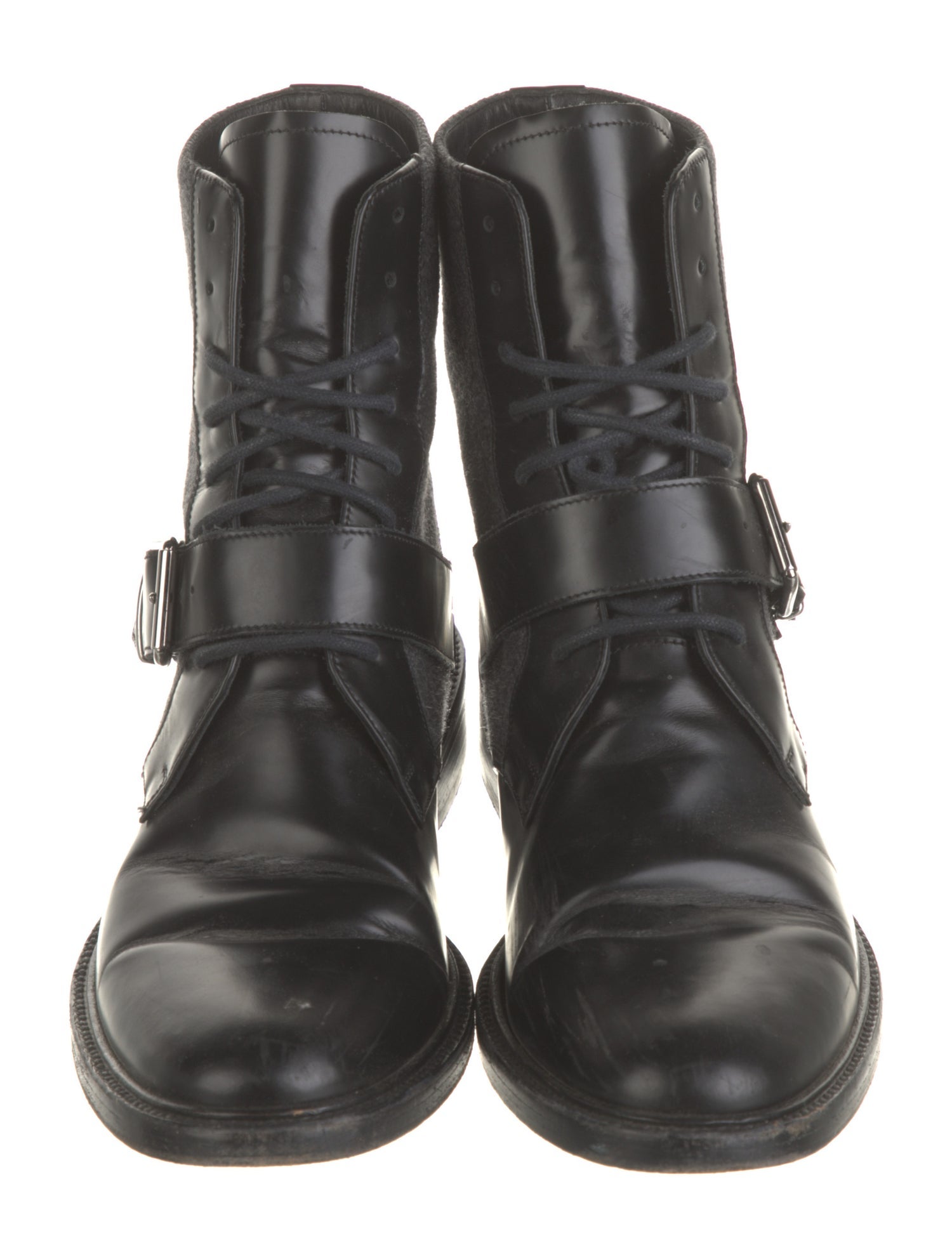 Leather Combat Boots