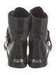 Burberry Leather Combat Boots
