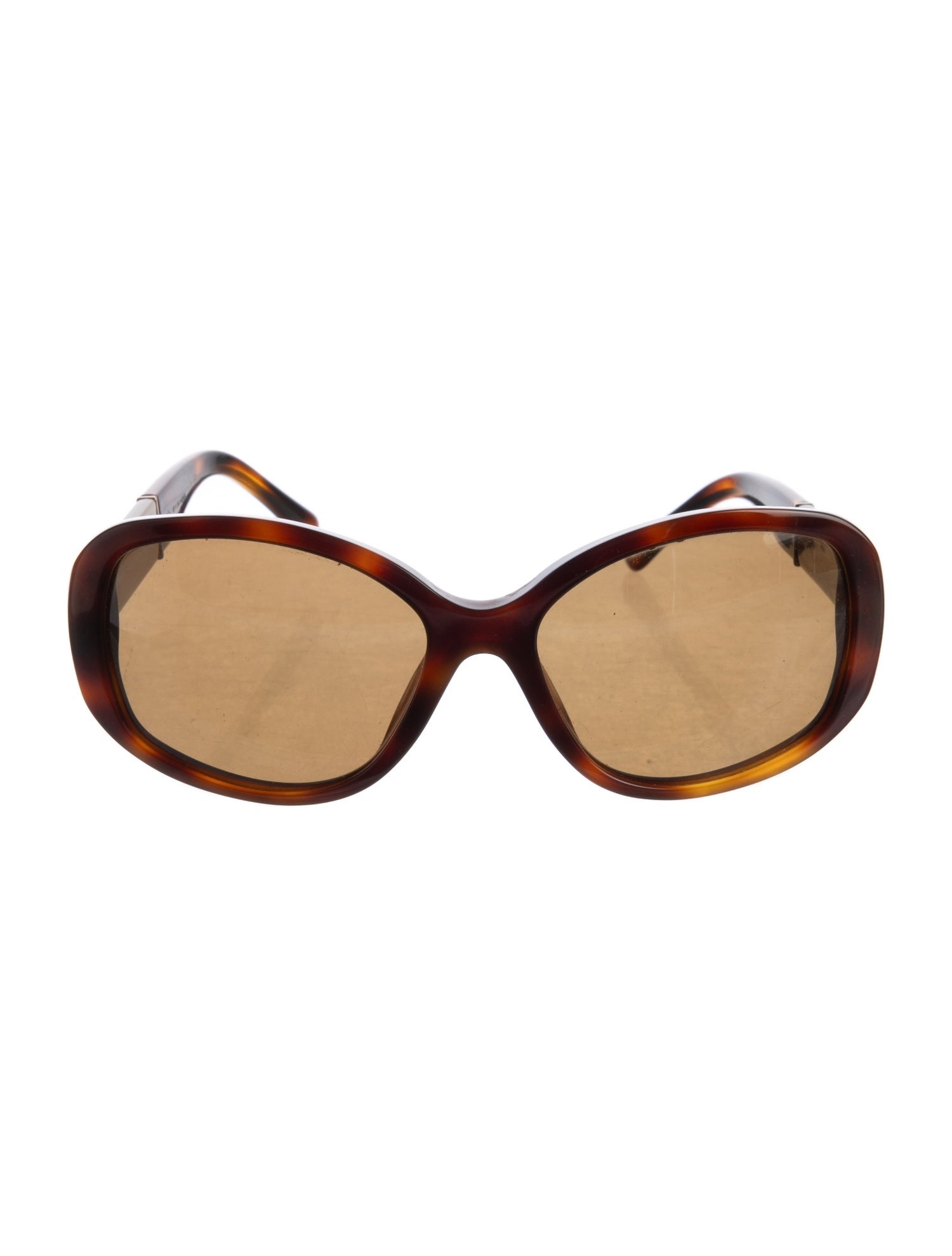 Burberry House Check Pattern Oversize Sunglasses
