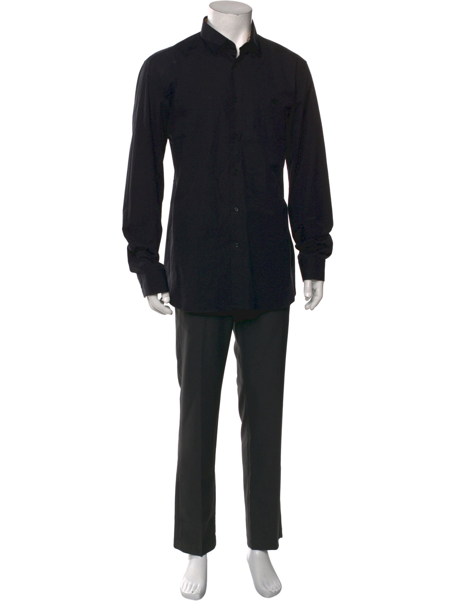 Burberry Nova Check Pattern Long Sleeve Dress Shirt