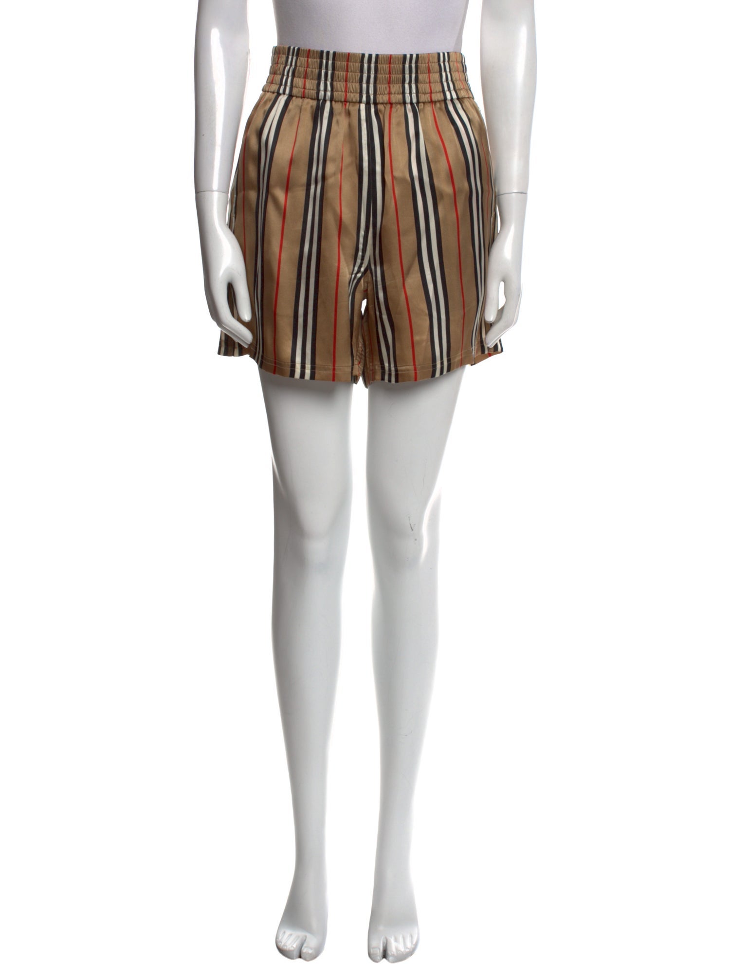Burberry Silk Mini Shorts