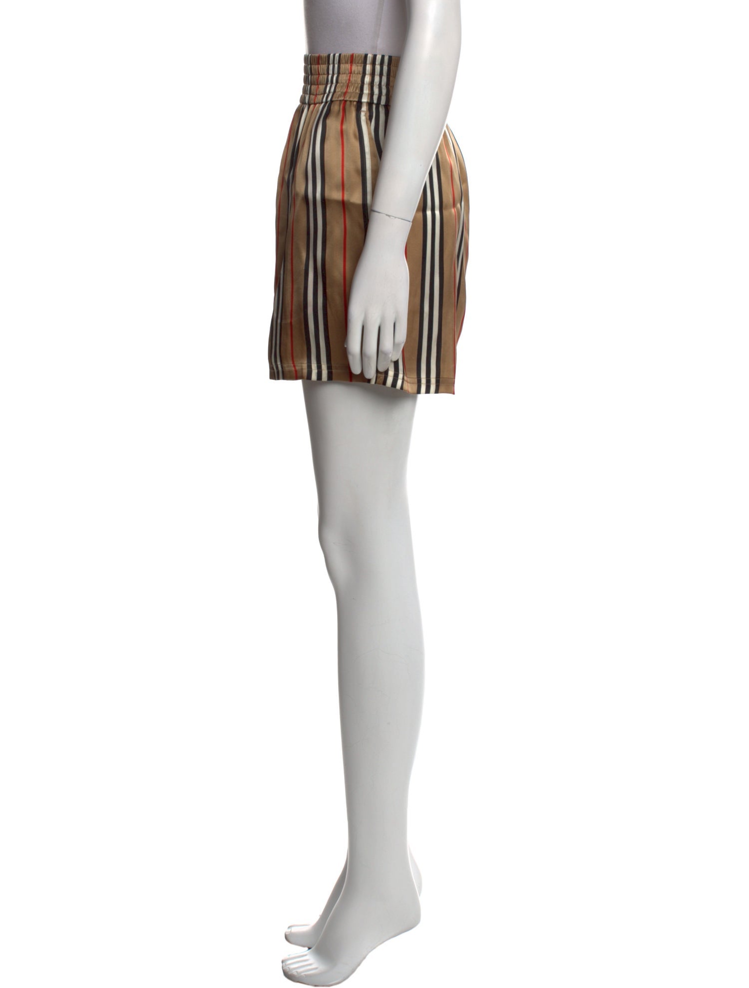 Burberry Silk Mini Shorts