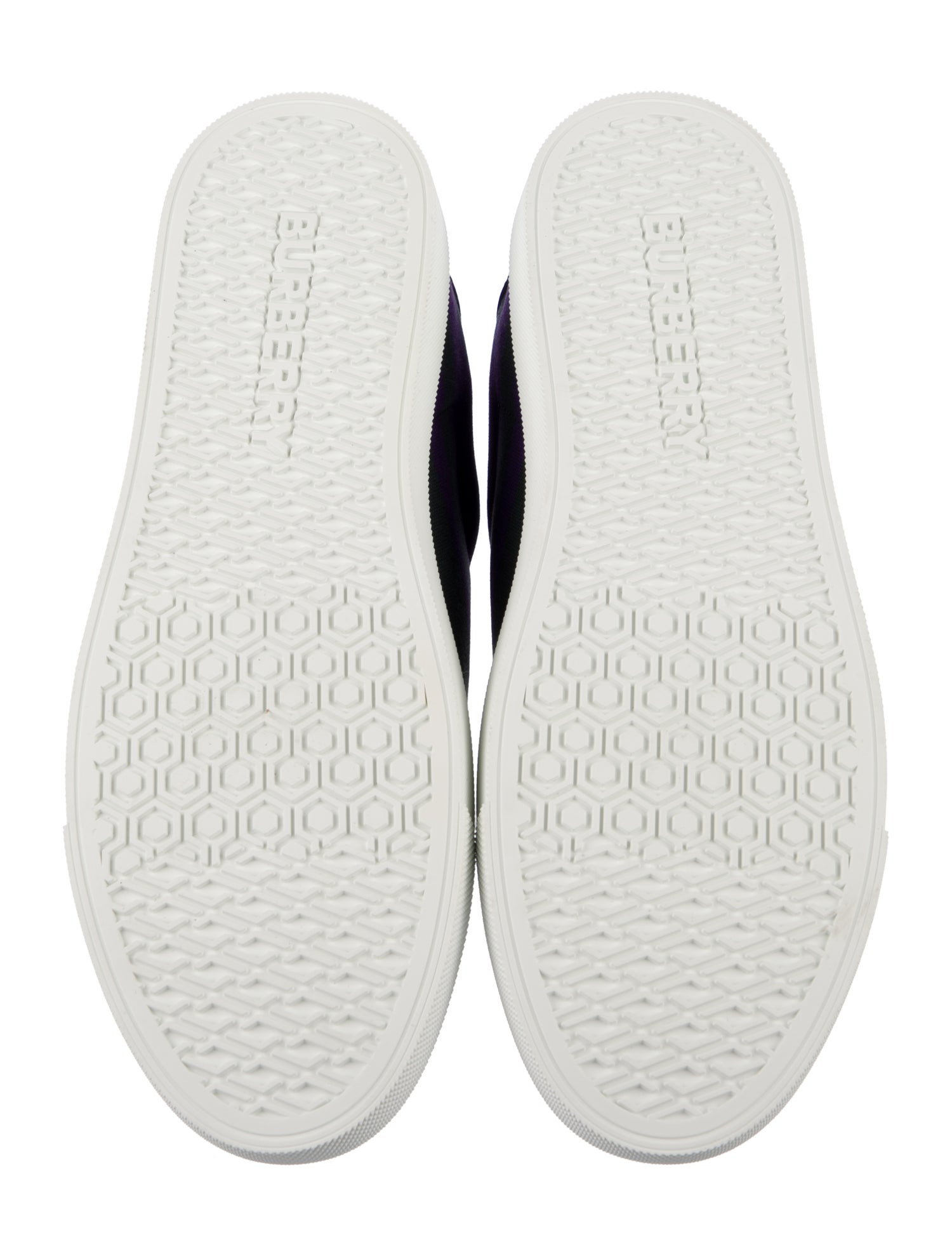 Burberry Exploded Check Pattern Canvas Sneakers