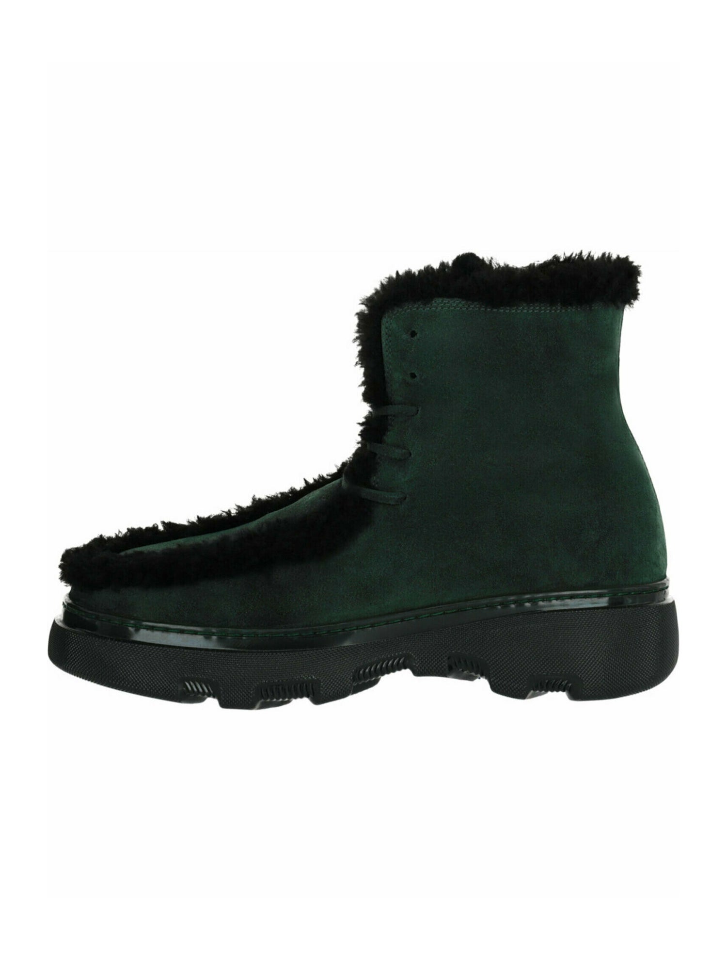 Burberry Calf Leather Lace-Up Boots w/ Tags