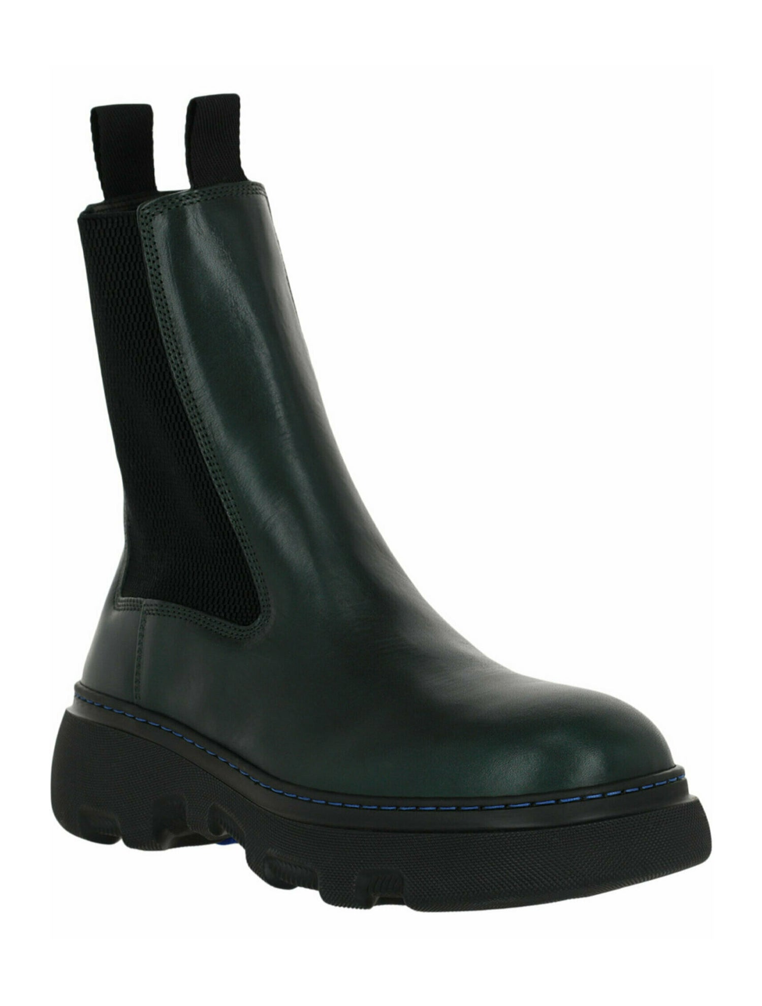 Burberry Calf Leather Chelsea Boots w/ Tags